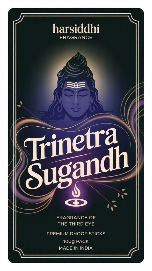 Trinetra Sugandh – Premium Dhoop Sticks (100g) | Fragrance of the Third Eye