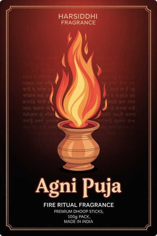 Agni Puja – Premium Dhoop Sticks (100g) | Fire Ritual Fragrance